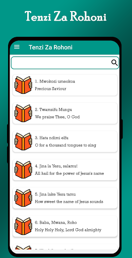 Android application Tenzi Za Rohoni - Songbook screenshort