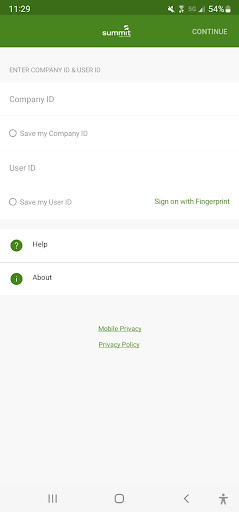 Android application SCU Business screenshort