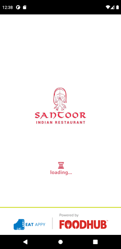 Android application Santoor Indian Restaurant screenshort