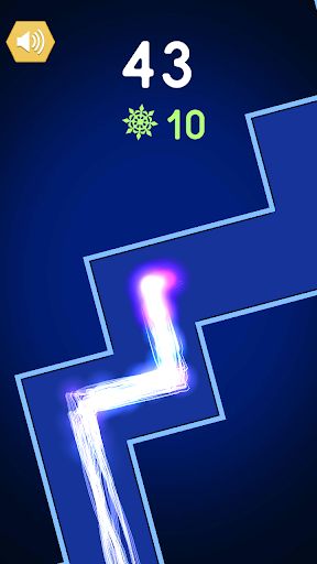 Zig Zag Neon Ball Screenshot 4 - AppWisp.com