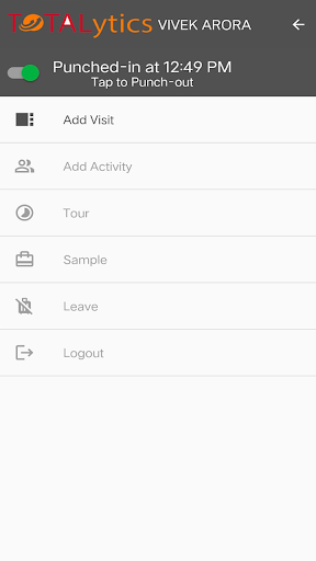 Android application TOTALytics CRM screenshort