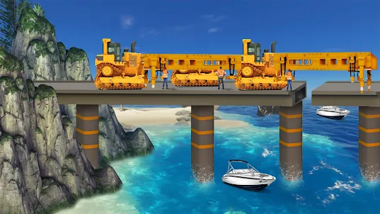 Bridge Construction Truck Game