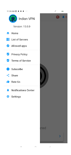 Screenshot of Indian VPN - The Gaming VPN