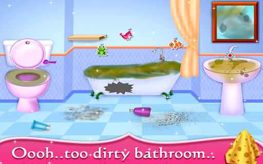 My Baby Doll House - Tea Party & Cleaning Game screenshots 3