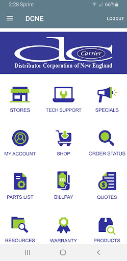 Android application Distributor Corporation of New screenshort