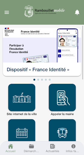 Android application Rambouillet Mobile screenshort