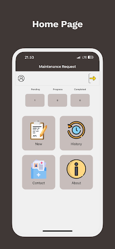 Android application My F&S Maintenance Request screenshort
