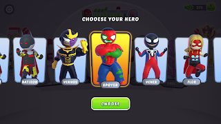 Stick Hero: Comic Superhero - Screenshot 2