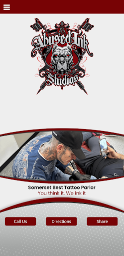 Android application Abused Ink Tattoo Studio screenshort