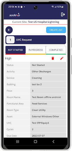 Infection Prevention App Screen 2