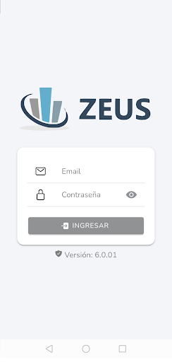 Android application Zeus App screenshort