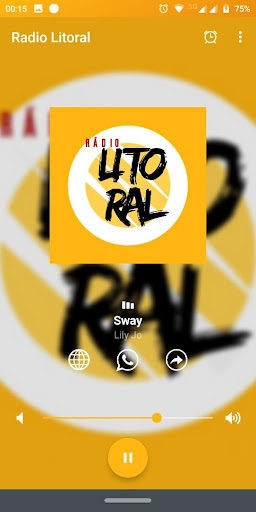 Android application Radio Litoral screenshort