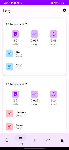 Drink Sense - Alcohol Insights Screen 3