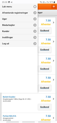 Uge Rapport Screen 3