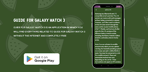 Galaxy Watch 3 Guide Screen 2