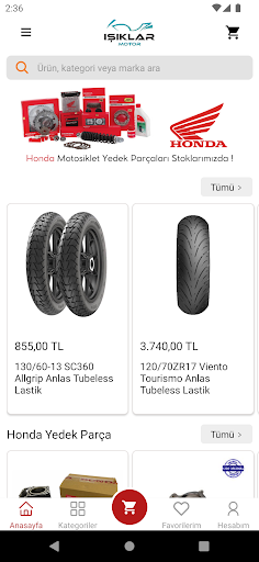 Android application Işıklar Motor screenshort