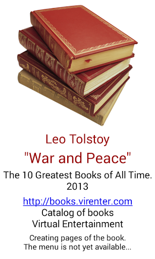 War and Peace by Leo Tolstoy Screen 2