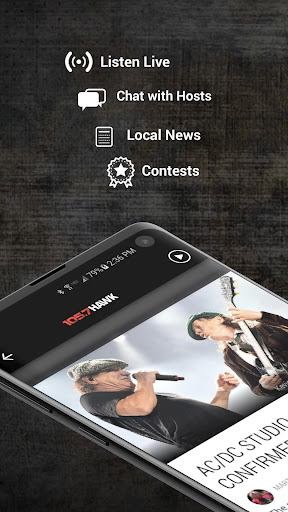 Android application 105.7 The Hawk (WCHR) screenshort