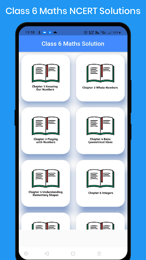 Android application Class 6 Maths NCERT Solution screenshort