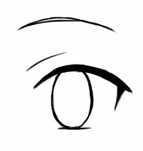 How to draw anime style eyes