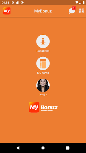Android application MyBonuz screenshort