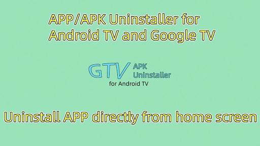 GTV APK Uninstaller Screen 2