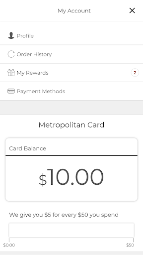 Android application Metropolitan screenshort
