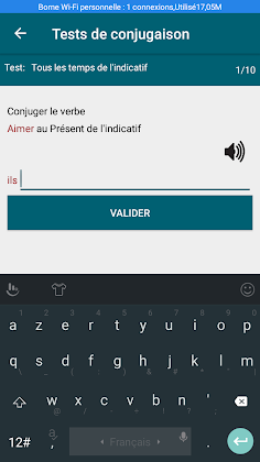 Game - exercices conjugation - Screenshot 4