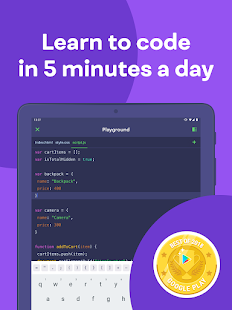 Mimo: Learn coding in JavaScript, Python and HTML Screenshot