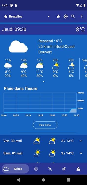 Weather in Belgium - 3.1.1 - (Android)