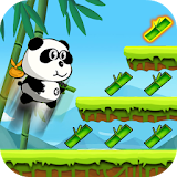 Running Panda In Jungle World icon