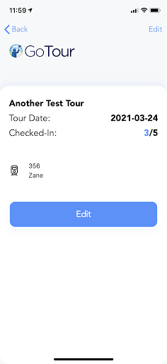 GoTour Excursions Screen 3