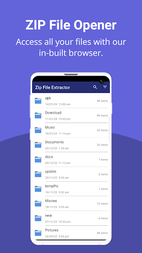 Zip File Extractor Screen 3