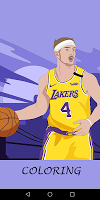 screenshot of Basketball Color by Numbers