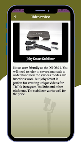 Joby Smart Stabilizer guide