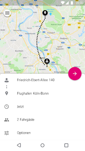Telekom Shuttle Screen 2