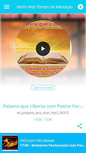 Android application Rádio Web Tempo de Adoração screenshort