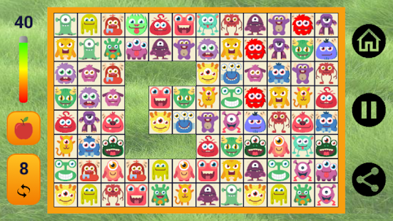 Connect: cute monsters & food Screenshot