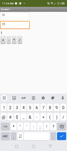 Simple App Calculator Screen 2