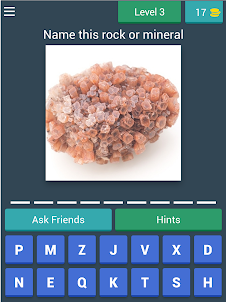 Quiz - Rocks and minerals