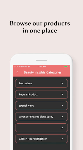 Android application Camelliaa Pro screenshort
