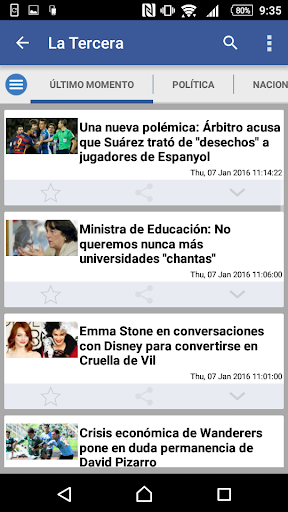 Chile Noticias Screen 3