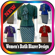 Model Blazer Batik Women