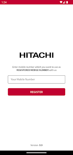 Android application Hitachi India Customer Care screenshort