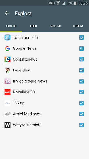 News di Amici Screen 3