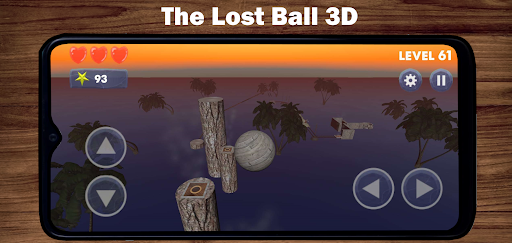Android application The Lost Ball 3D screenshort