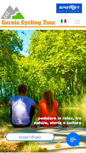 Android application Carnia Cycling Tour screenshort
