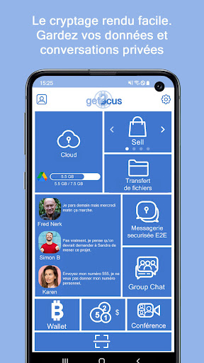Aperçu de l'application