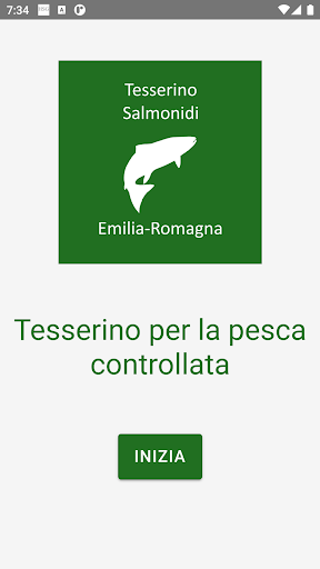 Android application Tesserino Salmonidi ER screenshort