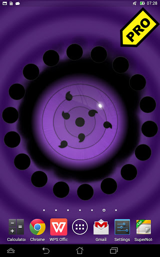 Rin - Sharingan Live Wallpaper Screen 3